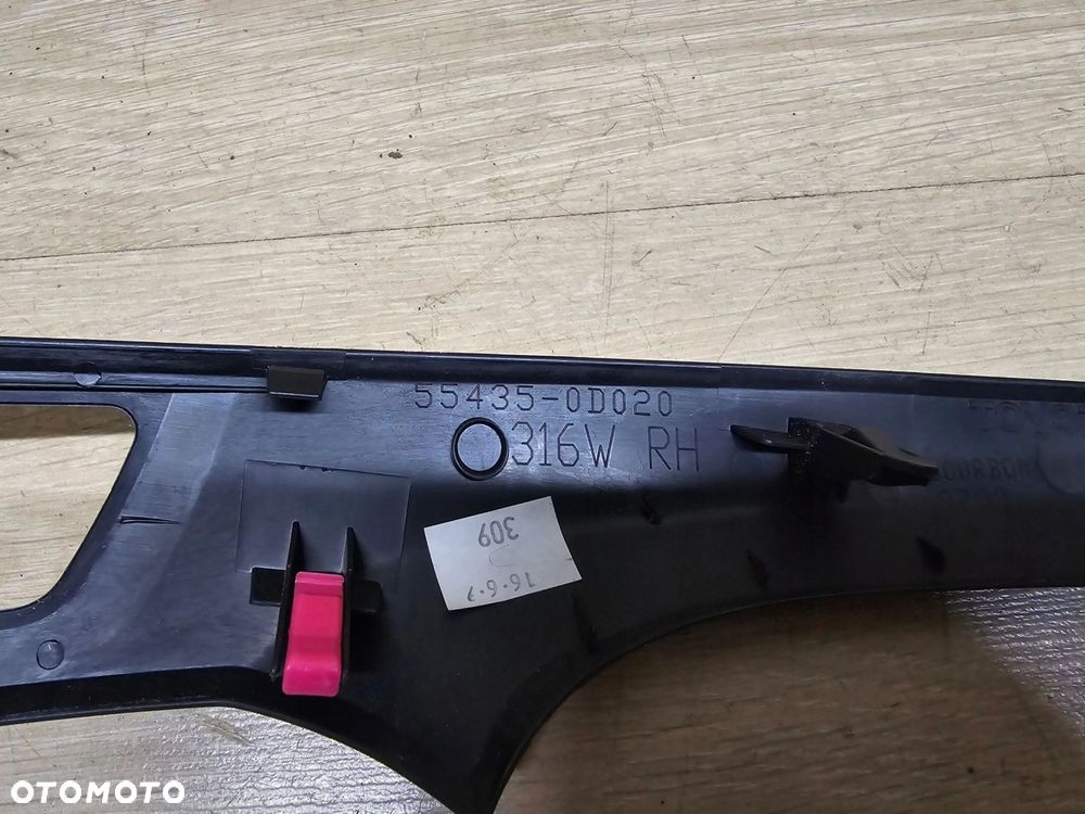 Toyota Yaris II Lift ramka radia prawa osłona listwa 55435-0D020 - 5