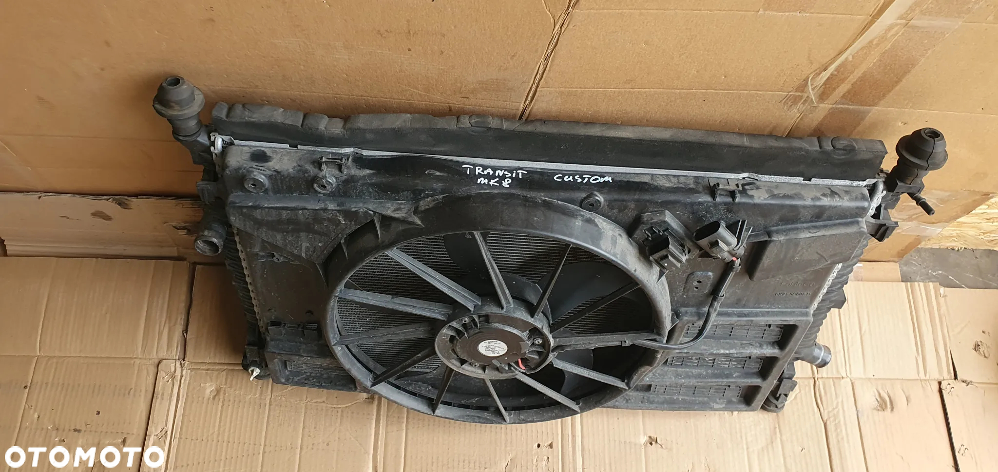 Chłodnica chłodnice wody klimatyzacji wentylator Ford Transit Custom MK8 Lift 2.0 TDCI - 2