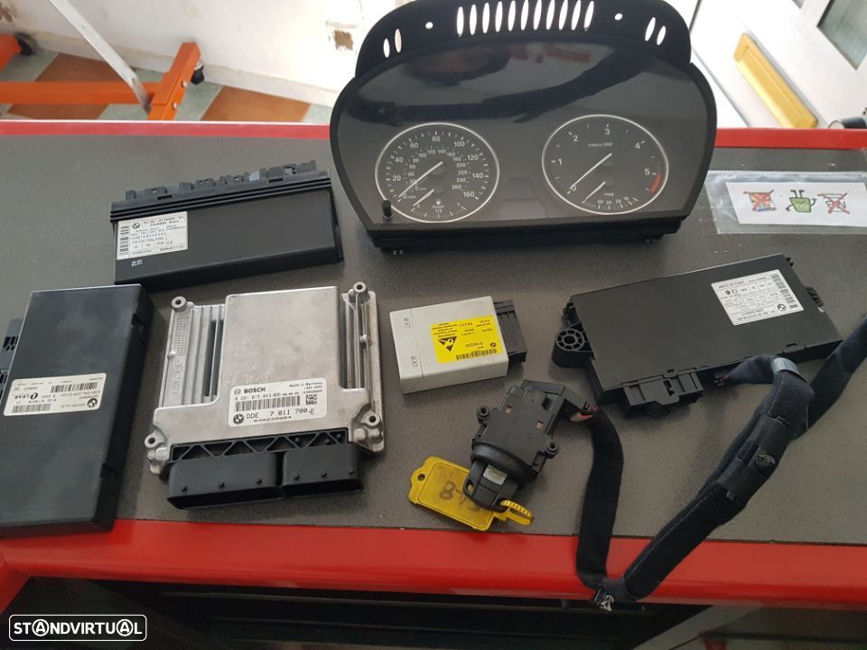 Centralina Kit imobilizador BMW 520D 177cv E60 E61 N47 - 1
