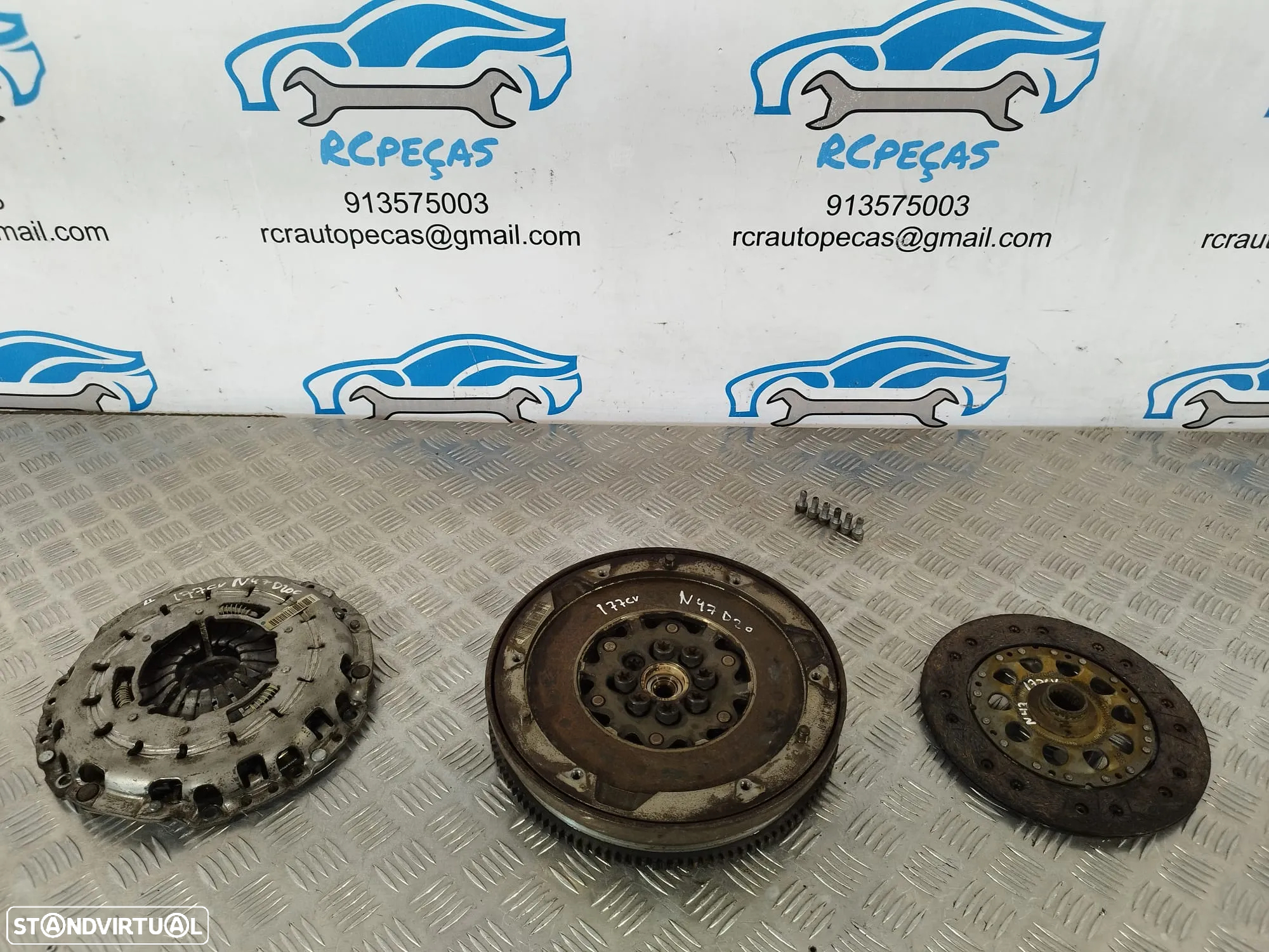 EMBRAIAGEM BIMASSA BMW SERIE 3 E91 TOURING 320D 16V 177CV N47D20C 21207637279 7637279 3230787 SERIE 3 E90 E92 COUPE E93 CABRIO SERIE 1 E81 E82 COUPE E87 E88 CABRIO X1 E84 X3 E83 - 8