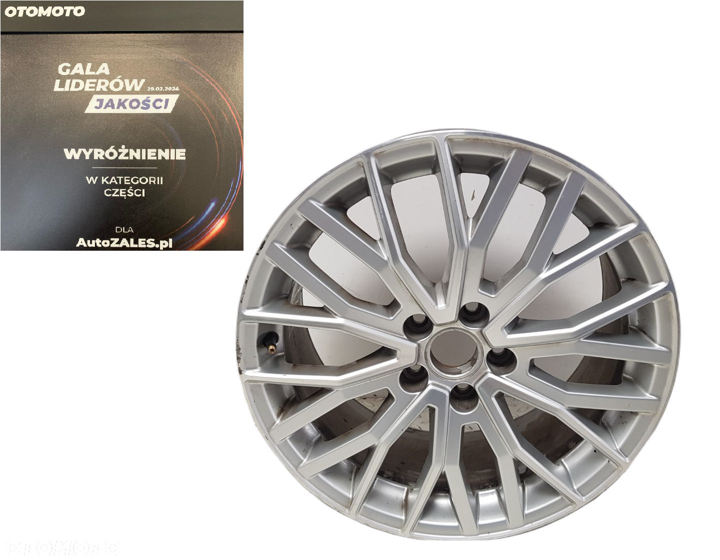 ORYGINALNA FELGA ALUMINIOWA ALUFELGA AUDI TT 8S0 8S 18 x 8,5J  5x112 ET50 8S0601025G - 1