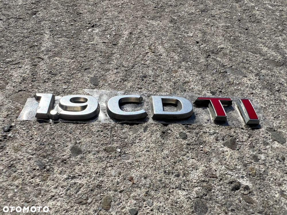 Emblemat OPEL 19CDTI Opel Astra III Kombi - 4