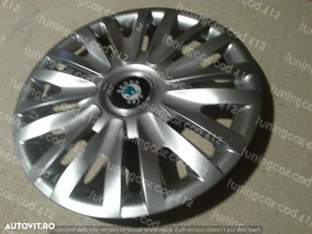 Capace roti SKODA r16  la set de 4 buc,Capace janata aliaj - 2