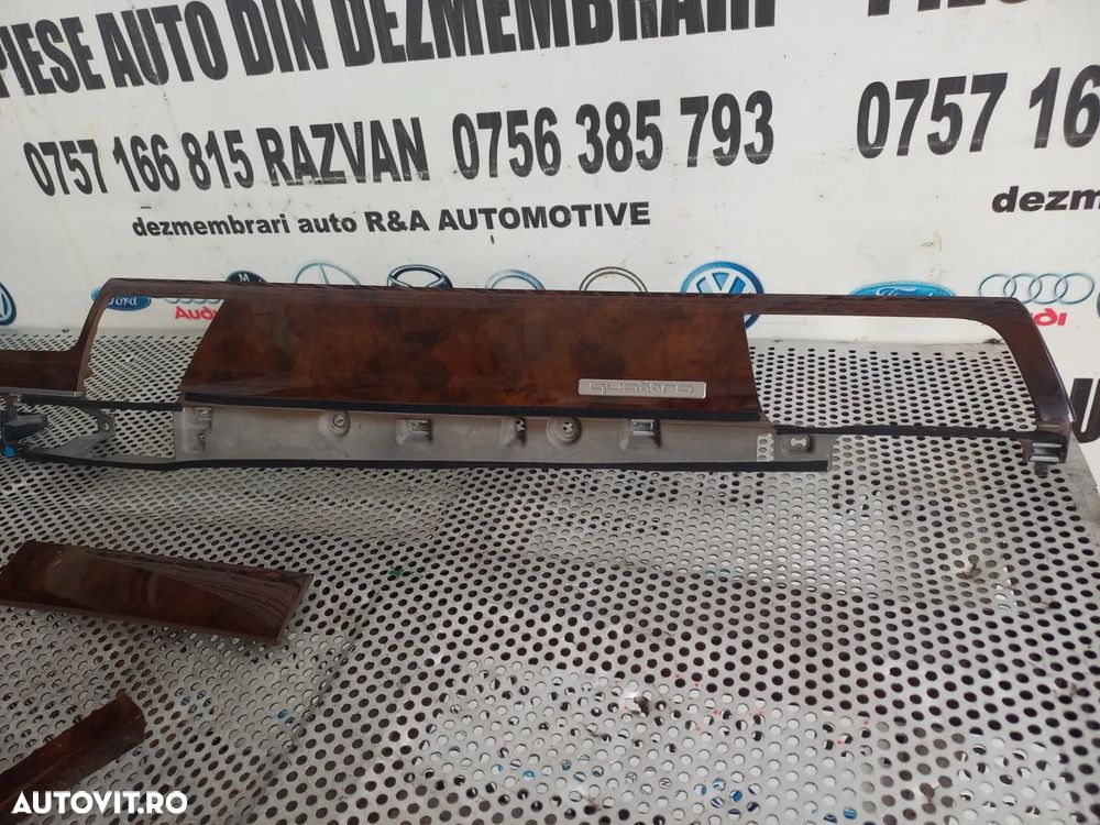 Ornamente Ornament Trim Bord Mahon Audi A8 4H D4 Volan Stanga An 2010-2011-2012-2013-2014-2015-2016 - 8