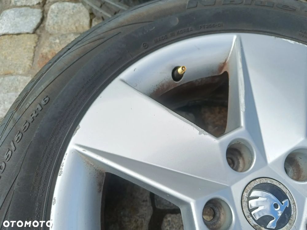 Felgi Aluminiowe 16 Skoda Octavia 3 5x112 ET46 5E0601025H Koła VW Seat Audi 6,5Jx16H2 - 19
