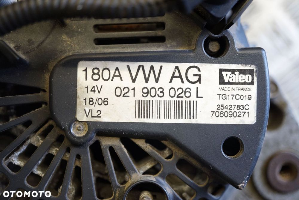 ALTERNATOR PASSAT B6 2.0 TDI 021903026L 180A VOLKSWAGEN 2005-2010 - 24
