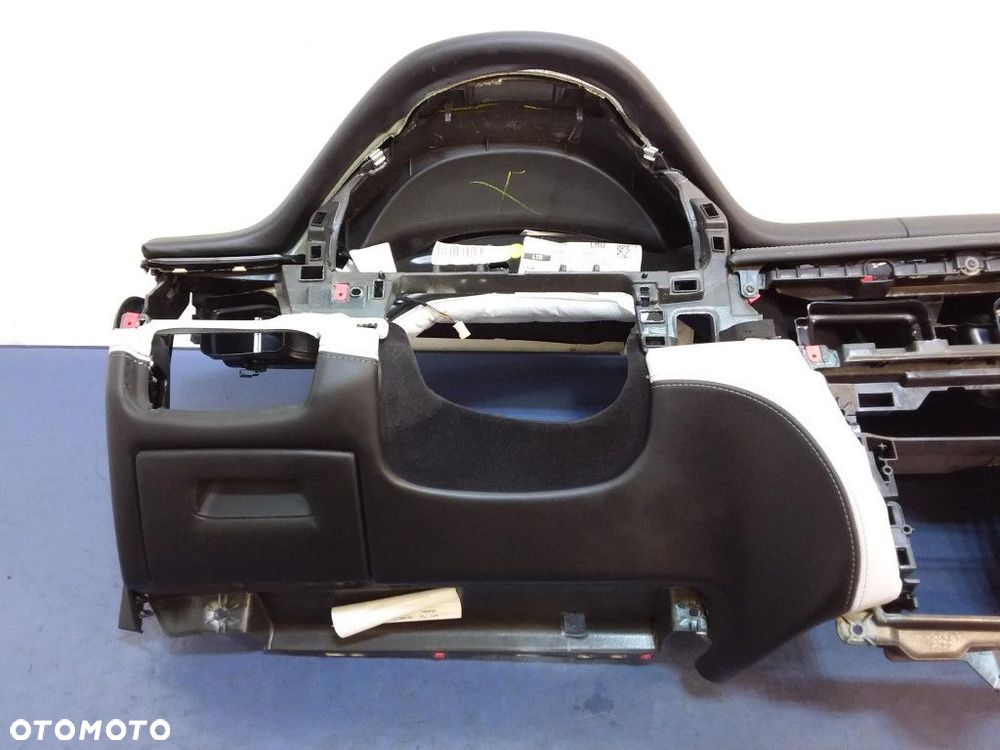 BMW X5M F85 F15 DESKA KONSOLA PODUSZKI SKÓRA HUD - 5