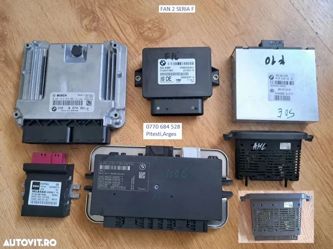 modul pompa combustibil EK-M3 Helbako ECU modul USU modul led far bmw F10 F11 calculator frana de mana SG EMF calculator motor bmw x1 facelift modul de control al zonei picioarelor FRM III - 1