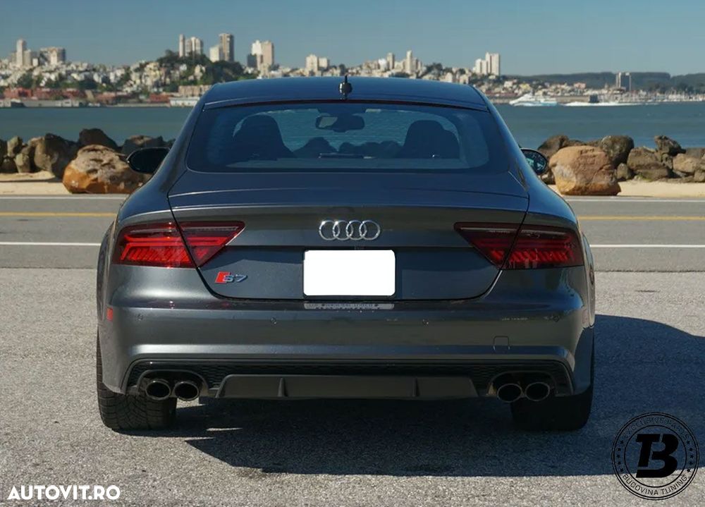 Difuzor Bara Spate compatibil cu Audi A7 4G Facelift S7 Design - 9
