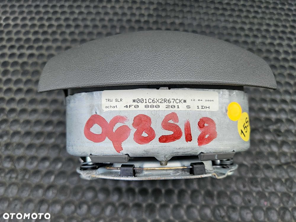 Kierownica 4F0419091BB  4F0880201S Grzana Podgrzewana Multifunkcja Czarna Skóra Air Bag Poduszka AUDI A6 C6 Q7 A4 B7 A3 8P A8 - 34