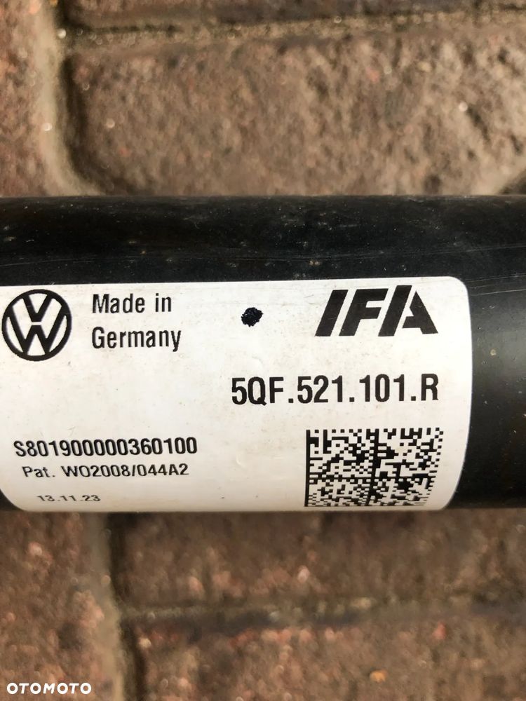 WAŁ NAPEDOWY AUDI Q3 TIGUAN II 5QF521101R  gwa!!! - 3