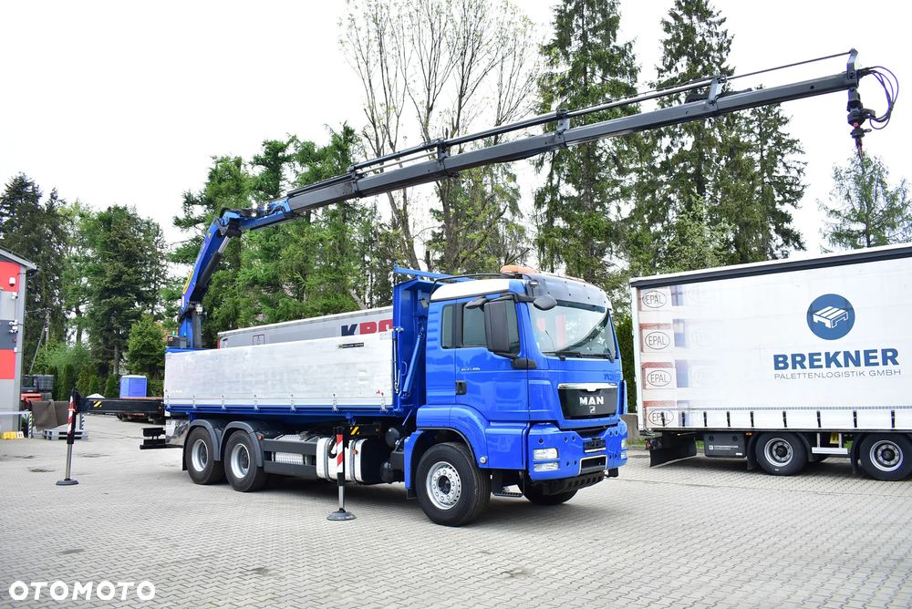MAN TGS 33.480 6x4 BL Wywrotka 6.70m./ Bordmatic/+ Palfinger PK 23002 SH / 5 i 6 Funkcja/ Rotator/ Retarder/ Pilot/ Kipper/ Kiper/ Crane/ HDS/ Kran/żuraw/ Manipulator / Sprowadzony ! - 14