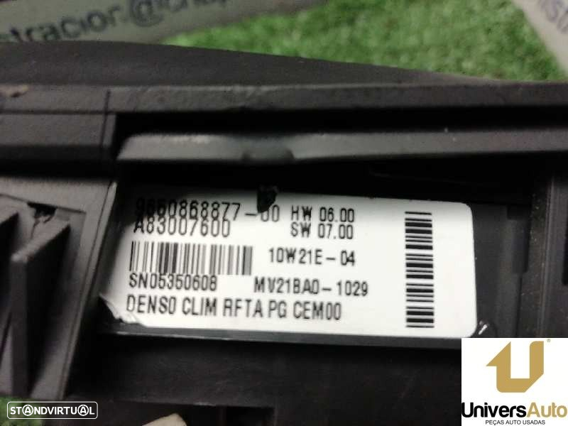 COMANDO CLIMATIZADOR CITROEN C4 GRAND PICASSO I -9650868877 - 3