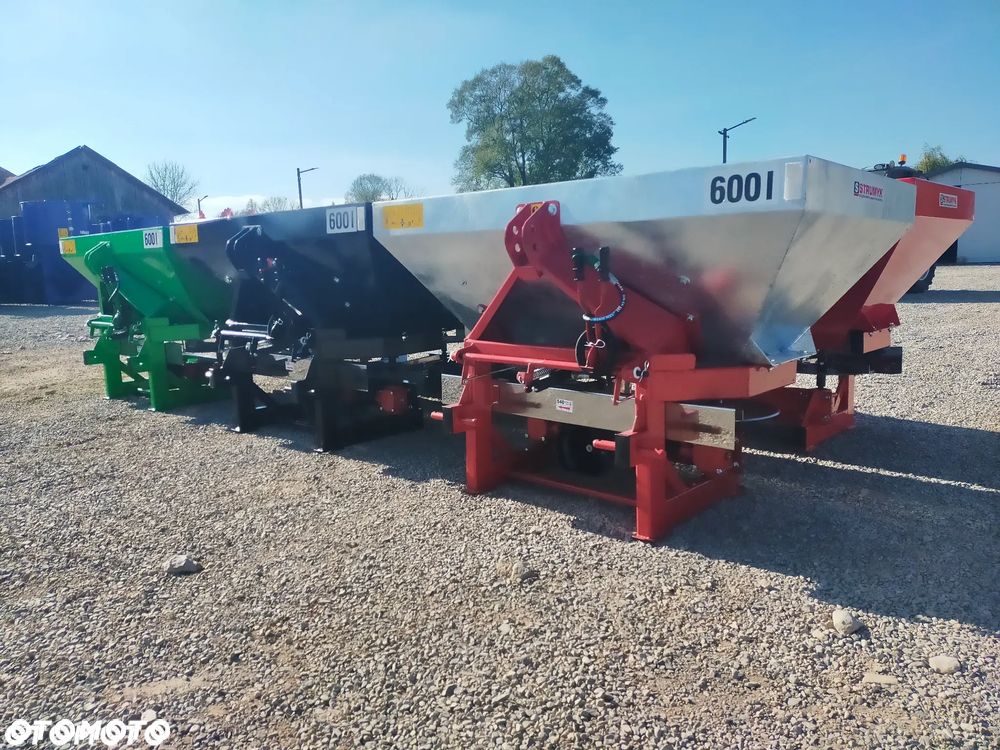 Dwutalerzowy rozsiewacz nawozów Producent STRUMYK siewka plandeka siew graniczny - 7