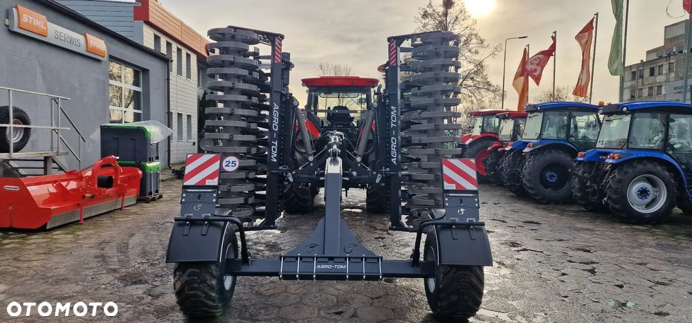 Agro-tom ATHL 4,5m Nowy Agregat talerzowy brona talerzowa na wózku, półzawieszana - 3