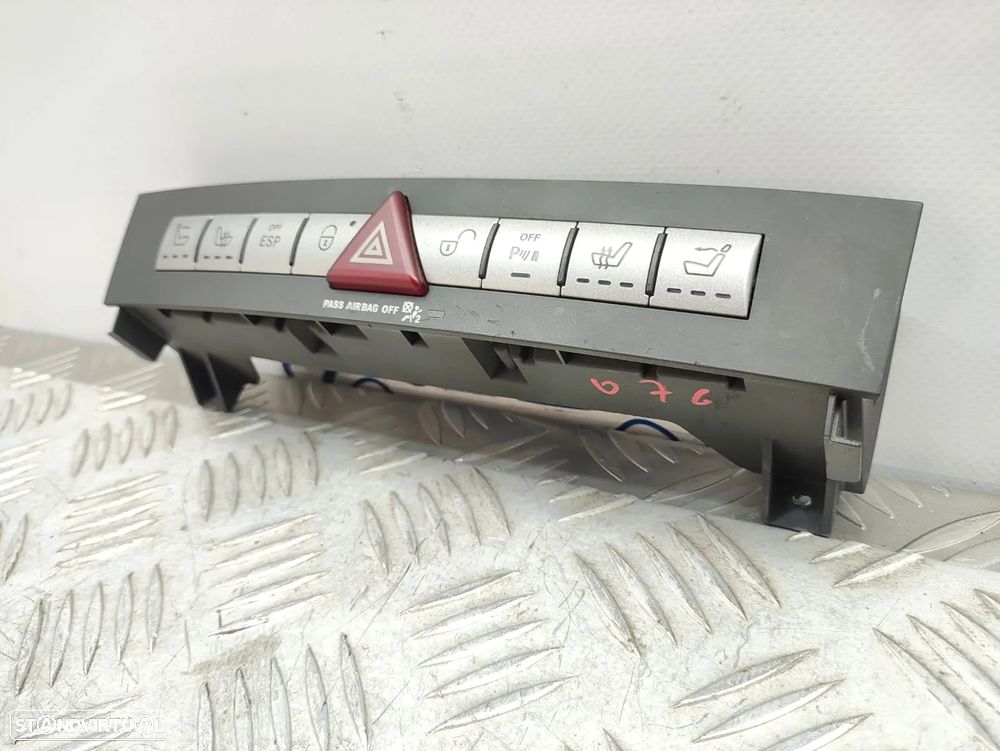 Modulo Controlo Botão 4 piscas Aquecimento Dos Bancos Trancar Portas Mercedes Benz SLK R1 1718208310 - 4