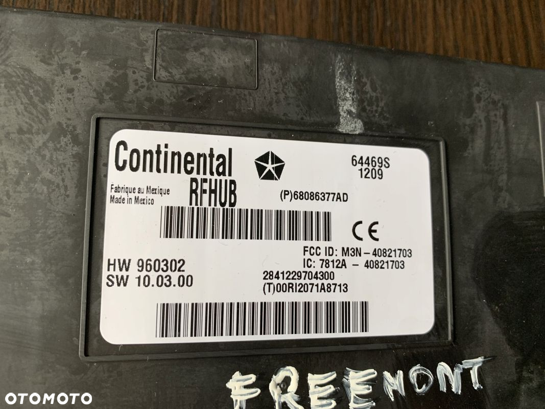 FIAT FREEMONT KEYLESS MODUŁ STEROWNIK 68086377AD - 3