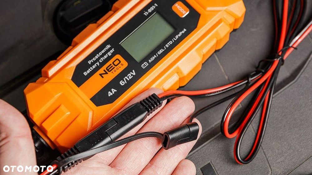NEO ŁADOWARKA PROSTOWNIK DO AKUMULATORA 4A/70W 12V - 6