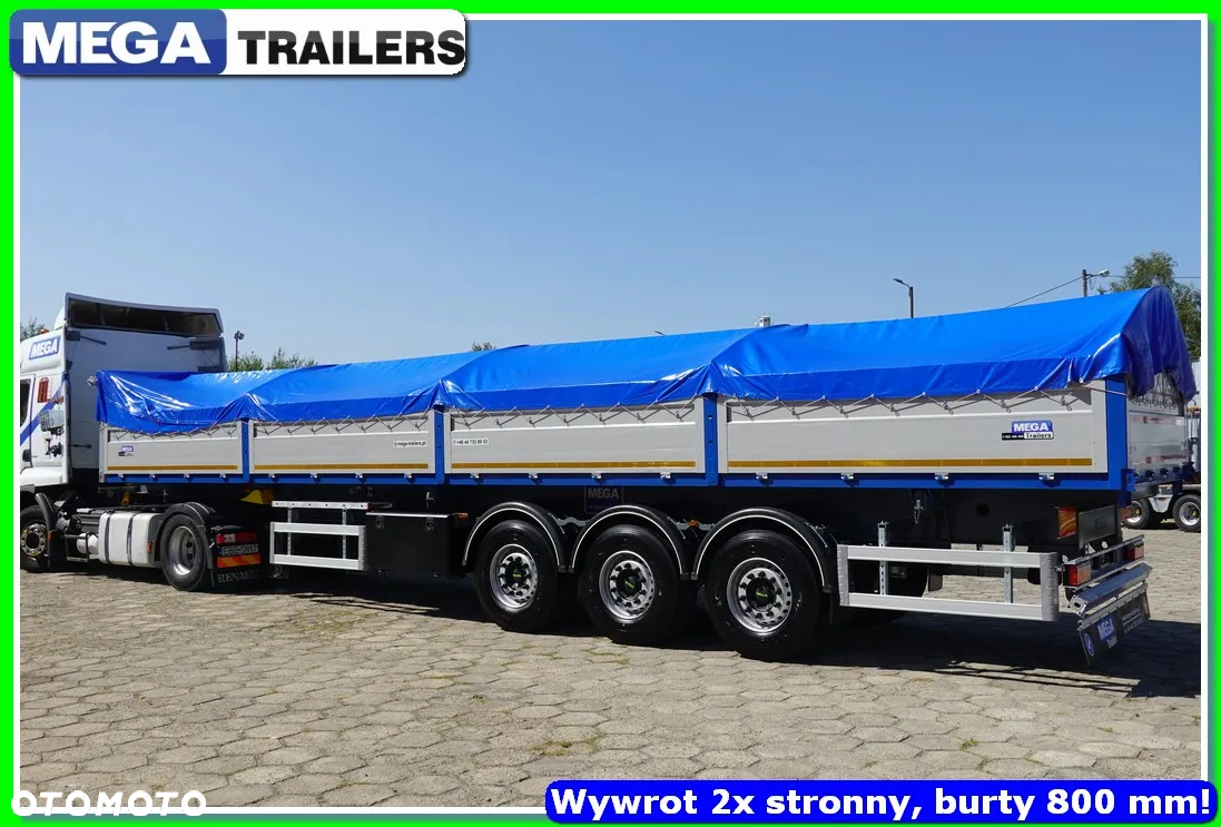 Mega 25 m³ wywrotka - platforma, 2-stronna, HARDOX 450 !!! - 14