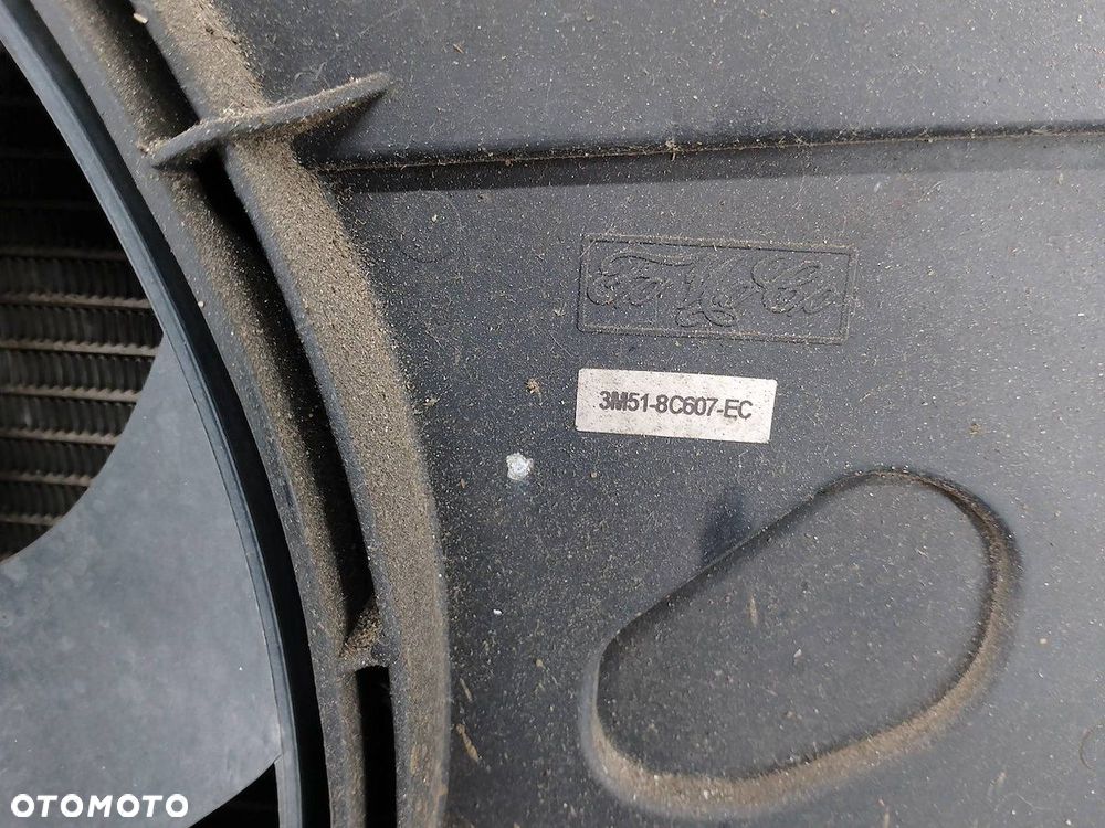 PAS PRZÓD, CHŁODNICE, WENTYLATOR FOCUS II FL 8M51-8B041-AD  3M51-8C607-EC - 7
