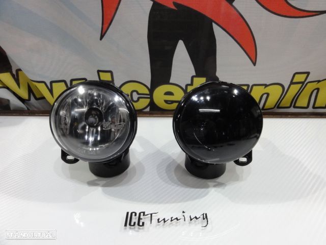 Farois de nevoeiro com luz branca 5000k para BMW F10, F11, F22, F23, E92, E93, F07 em cristal ou em fundo escurecido (smoke) - 1