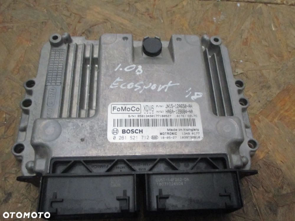 FORD ECOSPORT 1.0 ECOBOOST KOMPUTER STEROWNIK 0261S21712 JN15-12A650-AH - 1