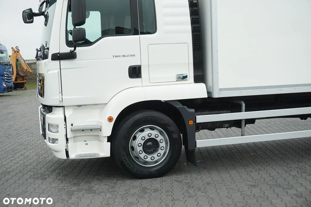 MAN TGM / 18.290 / EURO 6 / CHŁODNIA + WINDA / 18 PALET / ŁAD. 8445 KG - 18