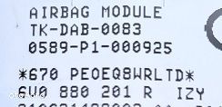 skoda kodiaq poduszka airbag kierownicy 6v0880201r - 3