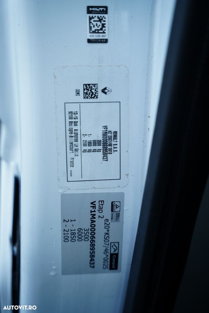 Renault MASTER / CAROSERIE ROATĂ / FUGO / CABINĂ MIXĂ 7 LOCURI / CAROSERIE / DEALER POLONESC / UNIC PROPRIETAR - 37