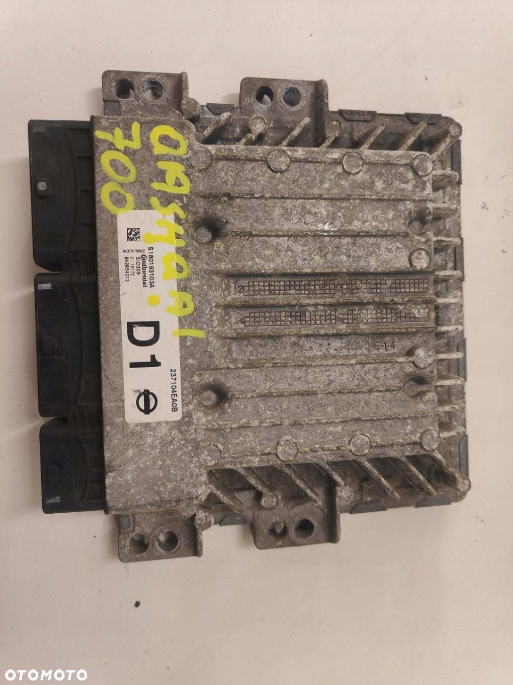 Nissan qashqai 237104EA0B S180193103A D1 SID309 KOMPUTER STEROWNIK SILNIKA - 1