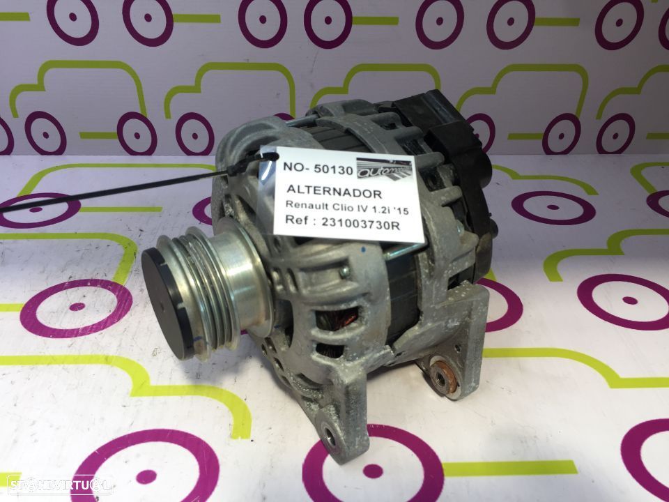 Alternador Renault Clio IV 1.2i 75Cv de 2015 - Ref: 231003730R - NO50130 - 1