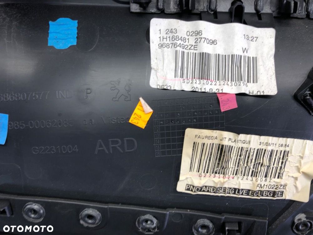 BOCZEK DRZWI PRAWY TYŁ  PEUGEOT 508 SW I (8E_) 2010 - 2018 1.6 HDi 82 kW [112 KM] olej napędowy - 5