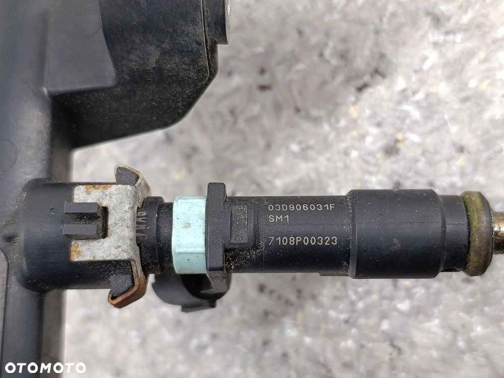 LISTWA WTRYSKOWA BENZYNA SKODA FABIA II 03D133329B 03D133319J 03D906031F - 7