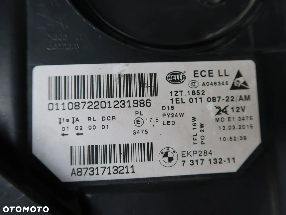 Lampa BMW F10 F11 Xenon 7317132-11 - 7