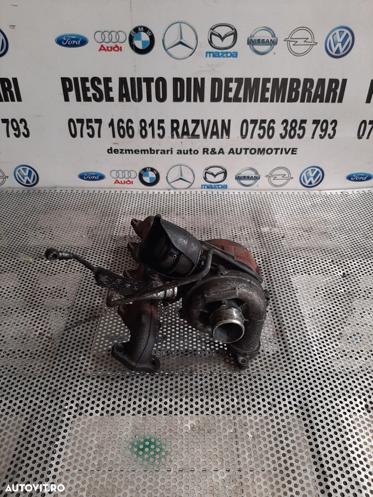 Turbo Turbina Ford Focus 2 Facelift C Max 1.6 Tdci 90 CP Euro 5 Motor GPDA Testata Cu Garantie Dezm - 1