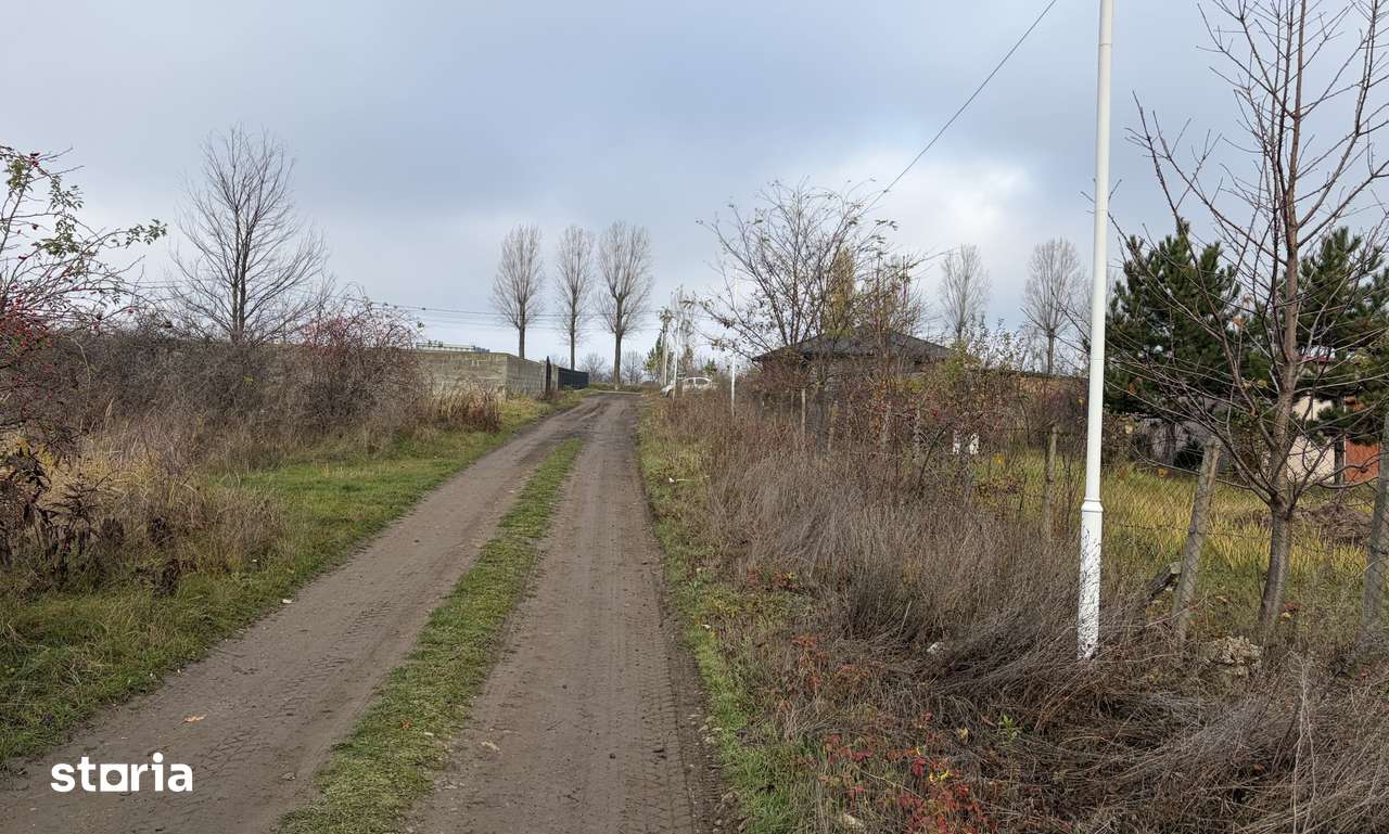 27.000e Teren intravilan Miroslava-Vorovesti 682 mp utilitati case noi - Imagine principală: 4/9