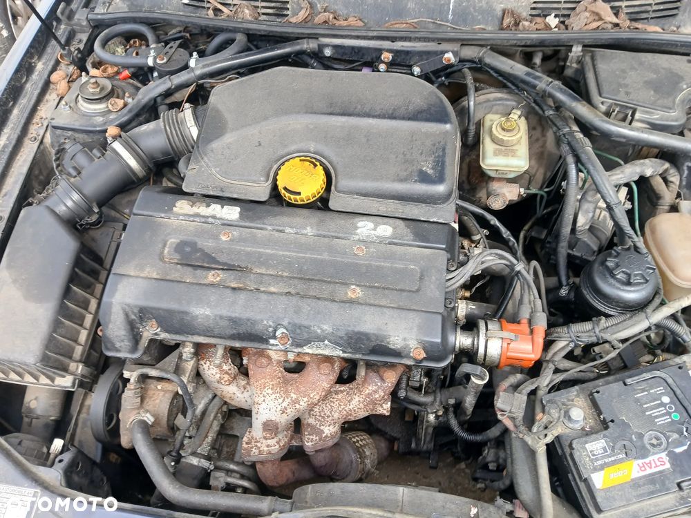 saab 900 257 97R silnik 2.0 B204I skrzynia FM51501 napęd sanki belka wahacz wahacze zacisk zaciski - 3