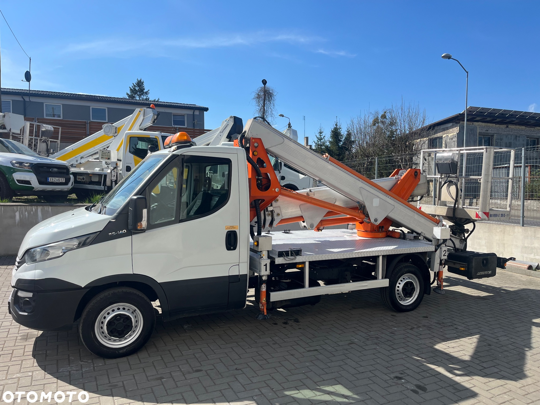 Iveco Podnośnik Koszowy Zwyżka 21 Metrów Multitel Mx210 MT182 UDT BDB Stan jak Wumag Ruthmann GSR - 6