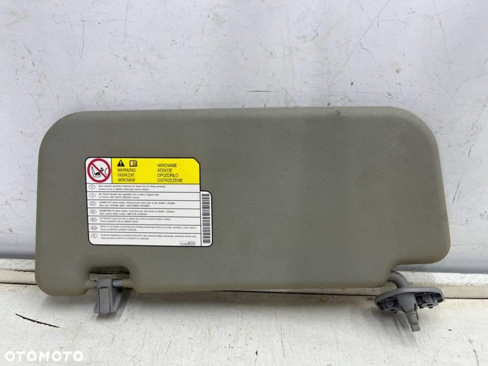Daszek Mitsubishi Colt VI 6 Z30 04-12r. prawy pasażera przeciwsłonecznik OSŁONA SŁONECZNA przesłonka - 2