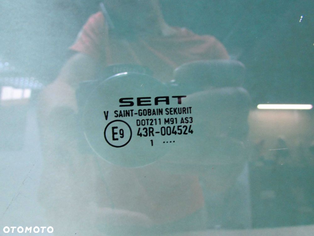 SEAT IBIZA IV KOMBI 08-12 SZYBA BOCZNA DRZWI TYL PRAWA 11R - 5