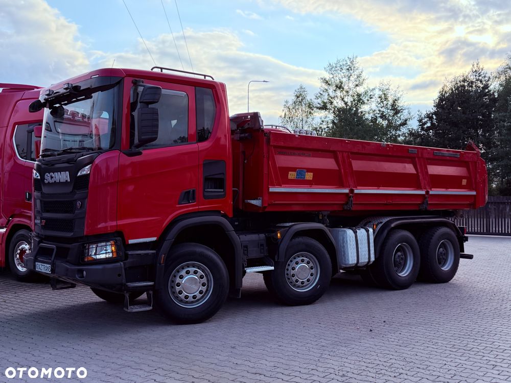 Scania Bordmatic MEILLER SCANIA R450 XT z Niemiec 8x4 wywrotka 3 Stronna 2020 - 12
