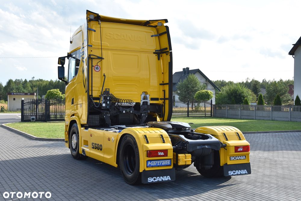 Scania S580 V8 !  / FULL OPCJA / CAŁA NA PODUSZKACH  / SKÓRA / FULL LED / HYDRAULIKA  / KLIMA POSTOJOWA  / FULL LED / STANDARD / RETARDER / FULL SERWIS ASO SCANIA ! Jak nowa ! ! - 11