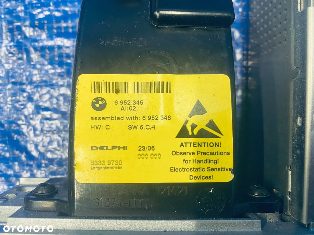 CZYTNIK RADIA RADIO CD BECKER TELEFON BMW E65 E66 LIFT LCI ; 65129110850 9110850 RADIOODTWARZACZ ORYGINAŁ - 7
