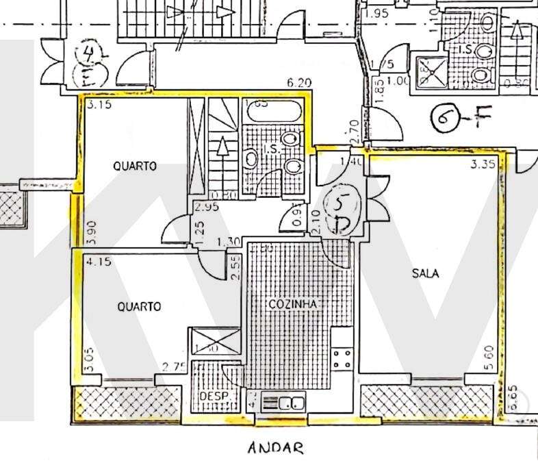 Apartamento T2 +2 Duplex em Aradas (Bonsucesso), com terraço, quintal - Grande imagem: 5/7
