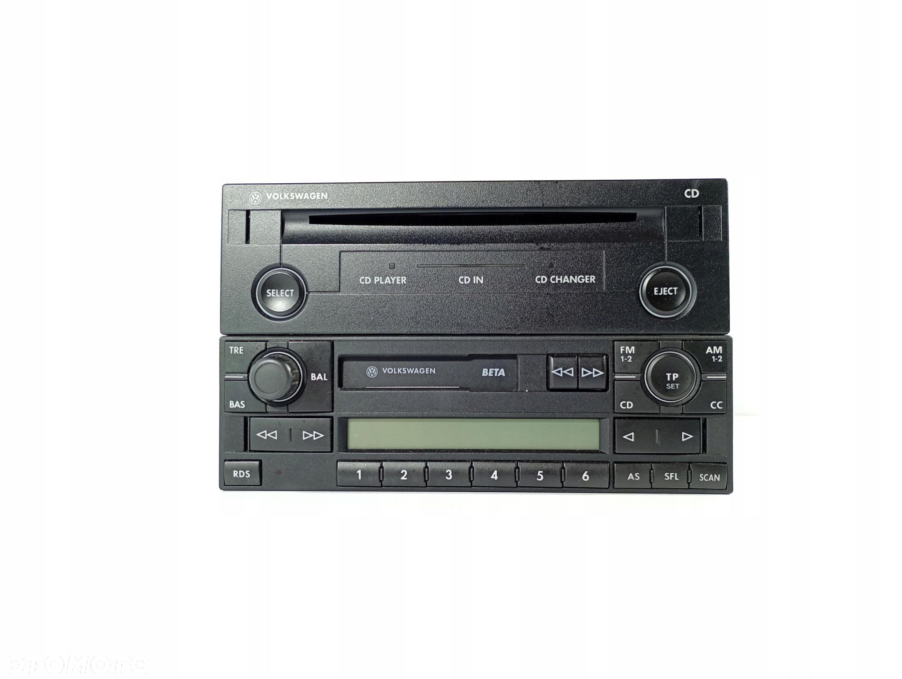 VW BORA 99-05 RADIO ORYGINALNE NA KASETY ZMIENIARKA CD 2060893 1J0035152E - 2