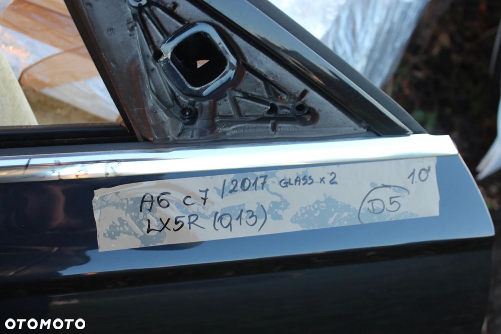 DRZWI PRAWE PRZEDNIE AUDI A6 C7 LX5R 2017 - 19