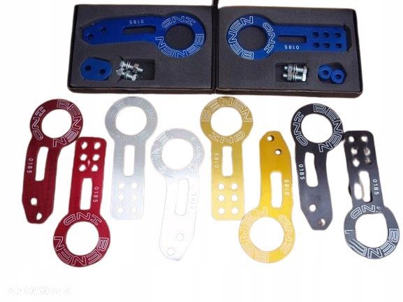 Tow Hook ala BENEN hak / przod + tył rozne kolory - 1