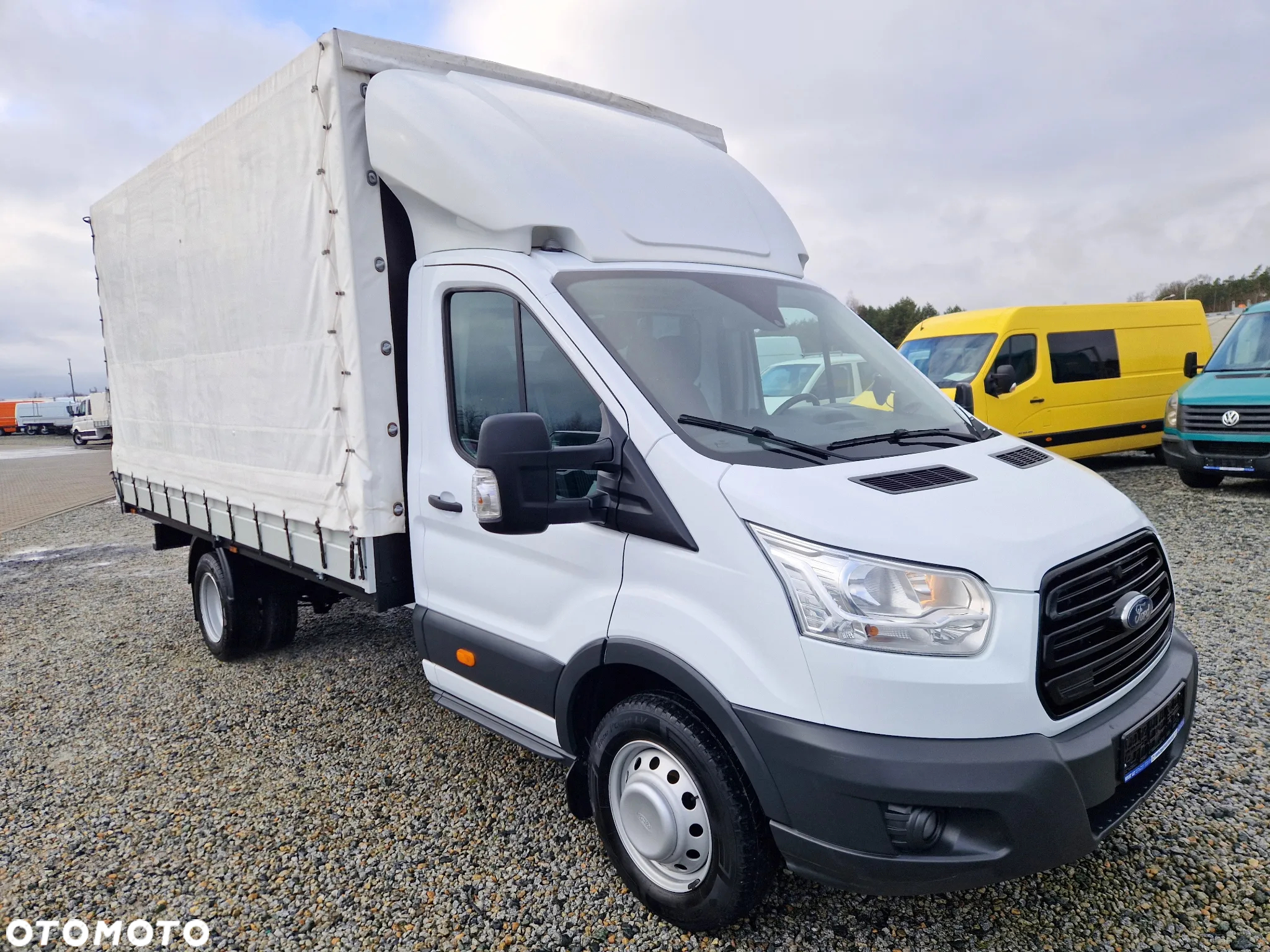 Ford TRANSIT 2,0 TDCI 170 KONNA SKRZYNIA 4,2M PLANDEKA FIRANKA BLIŻNIAKI DO 3,5T KLIMA LEDY GWARANCJA - 7