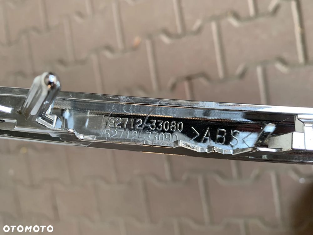 TOYOTA CAMRY VIII LIFT 2021- RAMKA LISTWA NAKŁADKA LEWA PRAWA PRZEDNIA PRZÓD W ZDERZAK ZDERZAKA PRZEDNIEGO LISTEWKA CHROM - 7