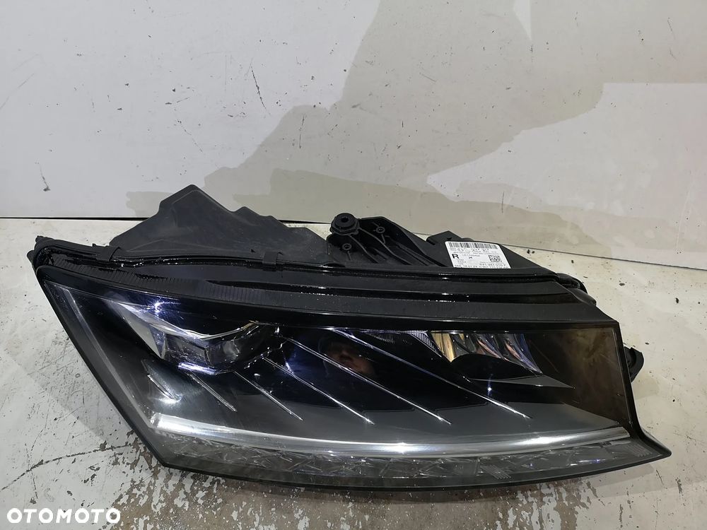 Lampa Prawa Skoda FABIA 6V1 III 3 LIFT FULL LED Kompletna Przód Przedni - 9